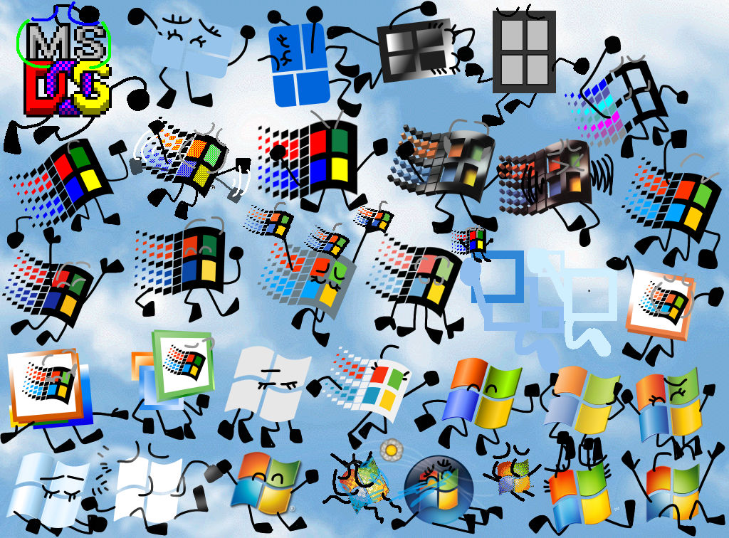 Flying Windows by Mohamadou-WinXP on DeviantArt