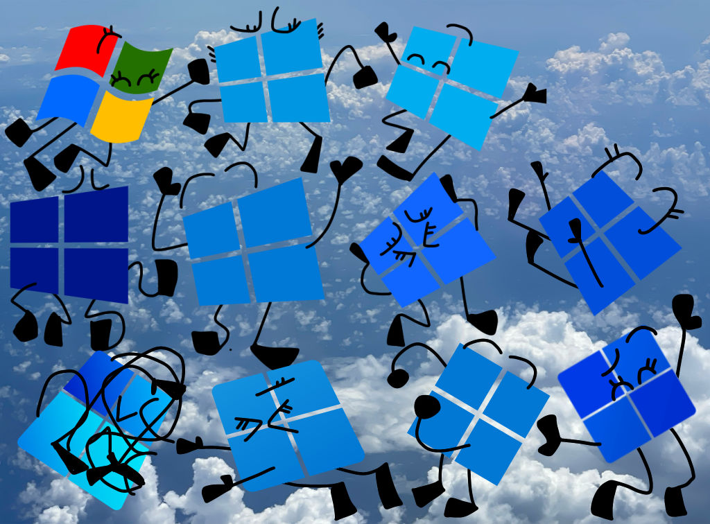 Flying Windows #2 by Mohamadou-WinXP on DeviantArt