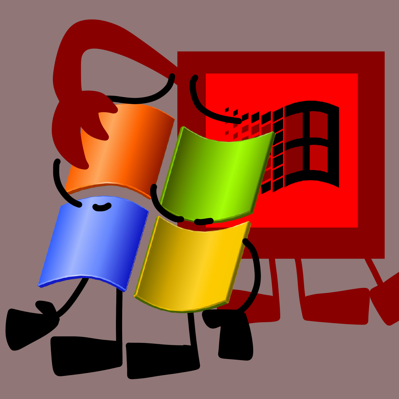 Windows XP got Infected by Mohamadou-WinXP on DeviantArt