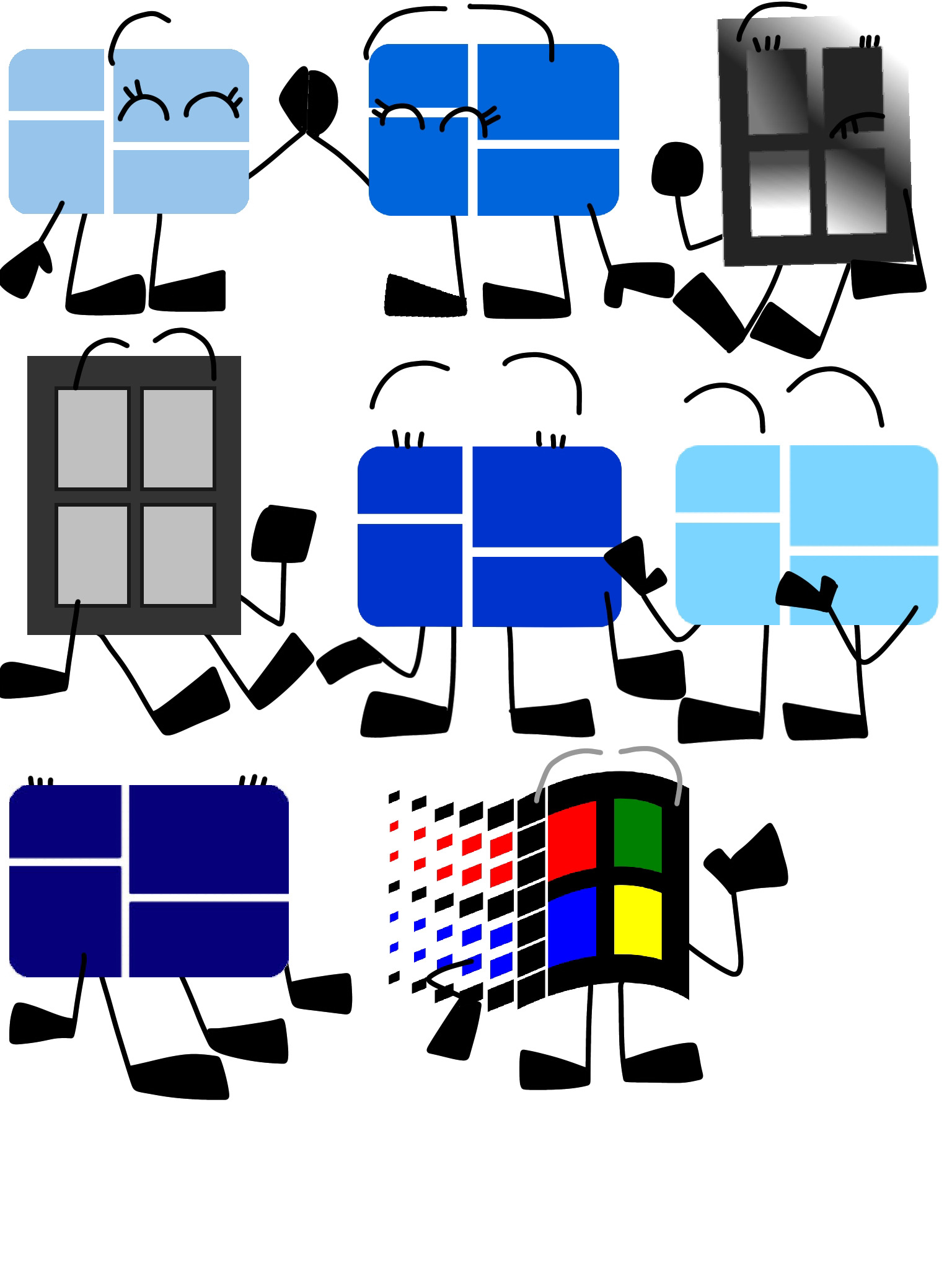 Windows 1x Family by Mohamadou-WinXP on DeviantArt