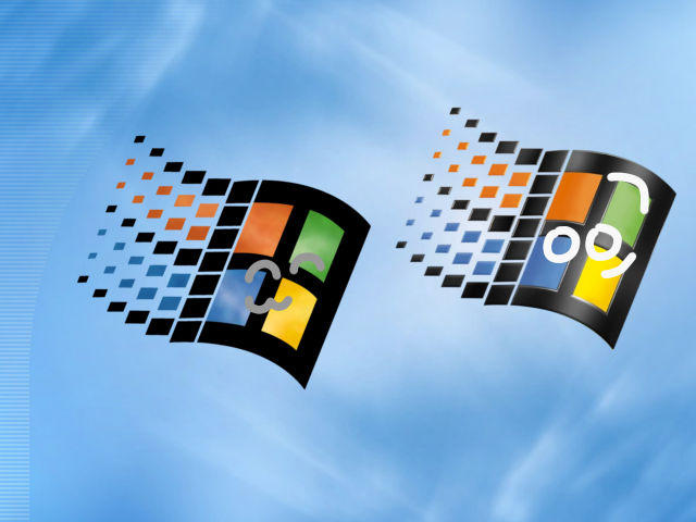 Windows 95 and 98 flying by Mohamadou-WinXP on DeviantArt