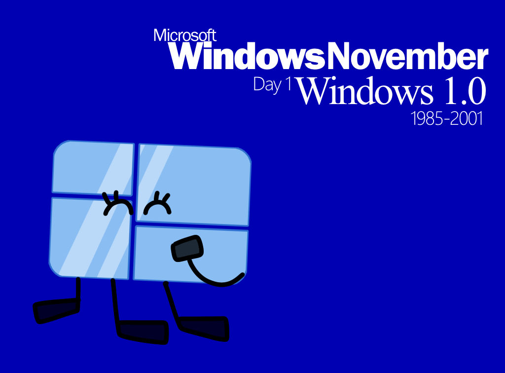 Windows November Day 1 - Windows 1.0 by Mohamadou-WinXP on DeviantArt