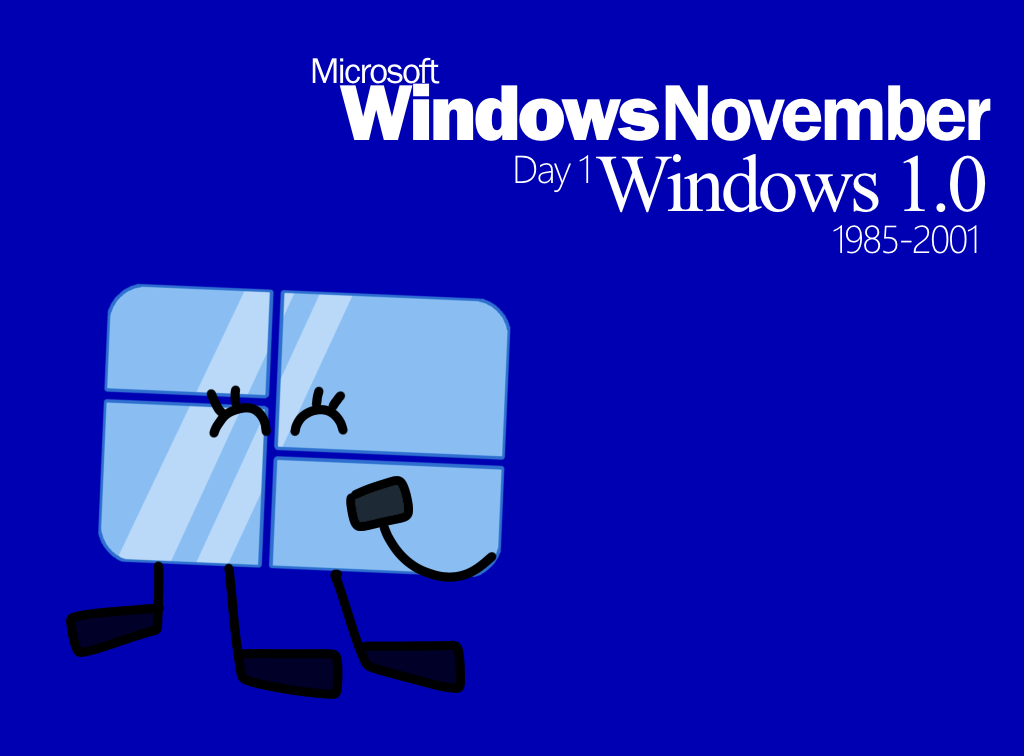 Windows November Day 1 - Windows 1.0 by Mohamadou-WinXP on DeviantArt