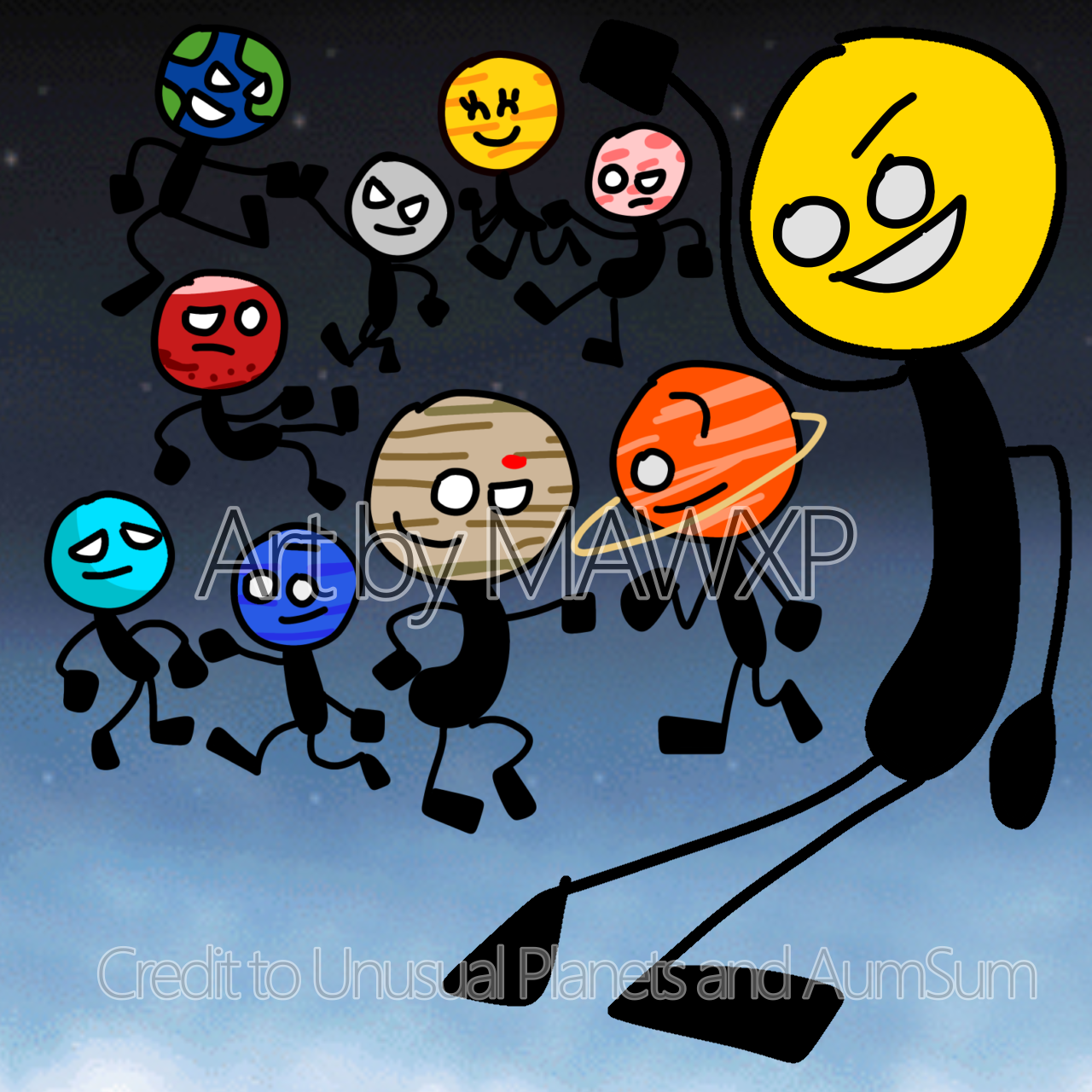 Sentient Planet Deviantart Unusual Planets Fanart by Mohamadou-WinXP on DeviantArt