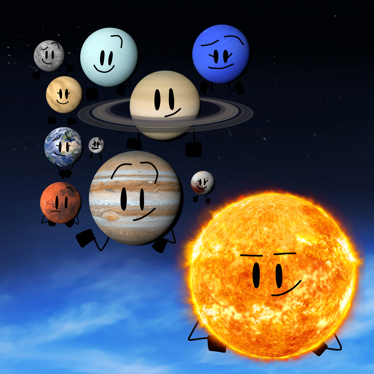 Planets of The Solar System by Mohamadou-WinXP on DeviantArt