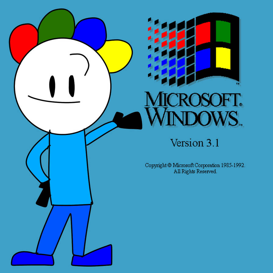 Windows 3.1 as a human by Mohamadou-WinXP on DeviantArt