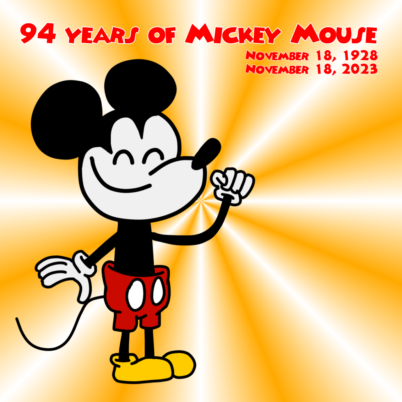 94 Years of Mickey Mouse by Mohamadou-WinXP on DeviantArt
