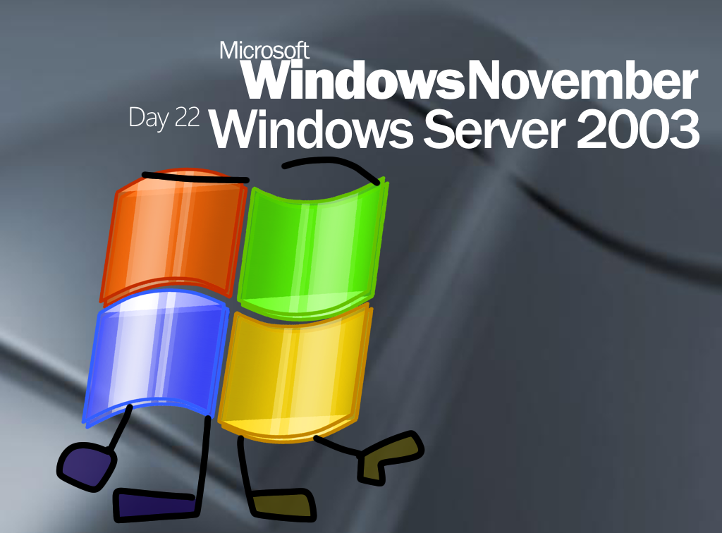 Windows November Day 22 - Windows Server 2003 by Mohamadou-WinXP on ...
