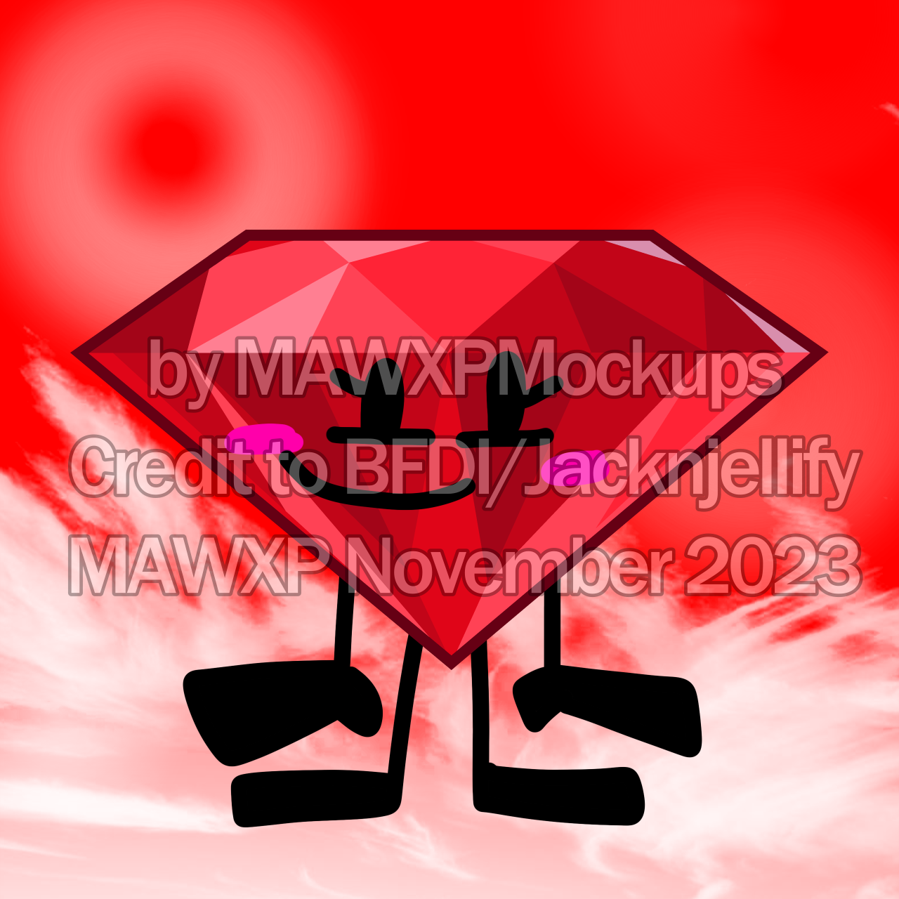 Ruby from BFDI/BFDIA/IDFB/BFB by Mohamadou-WinXP on DeviantArt