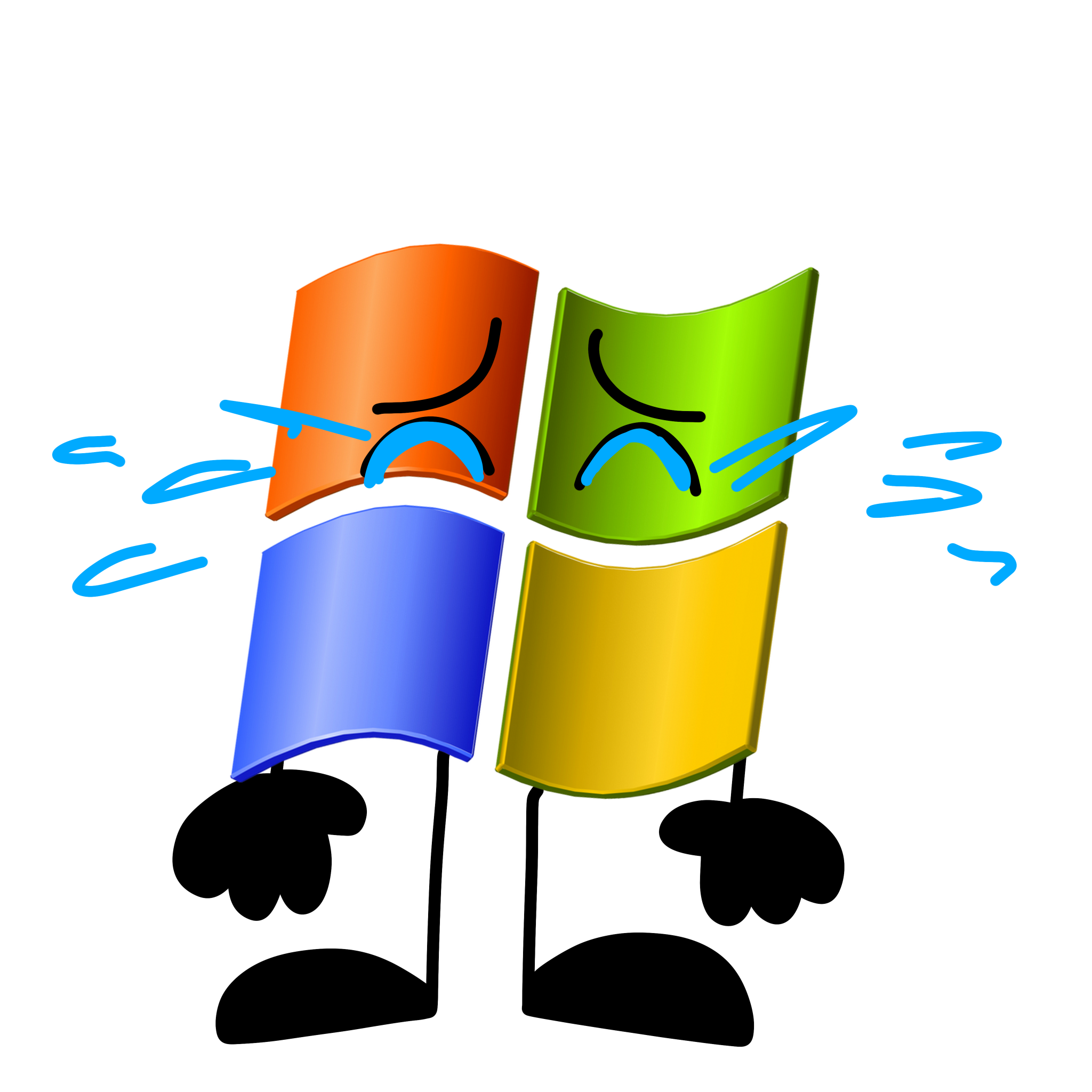 Window Cry Windows XP Crying Loudly (PNG) by Mohamadou-WinXP on DeviantArt