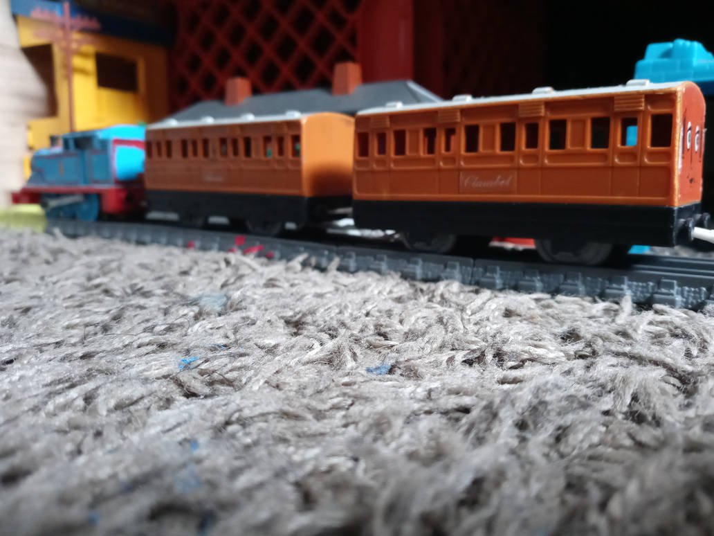 Thomas pulling passenger trains on his Branch line by briansmithcool on ...