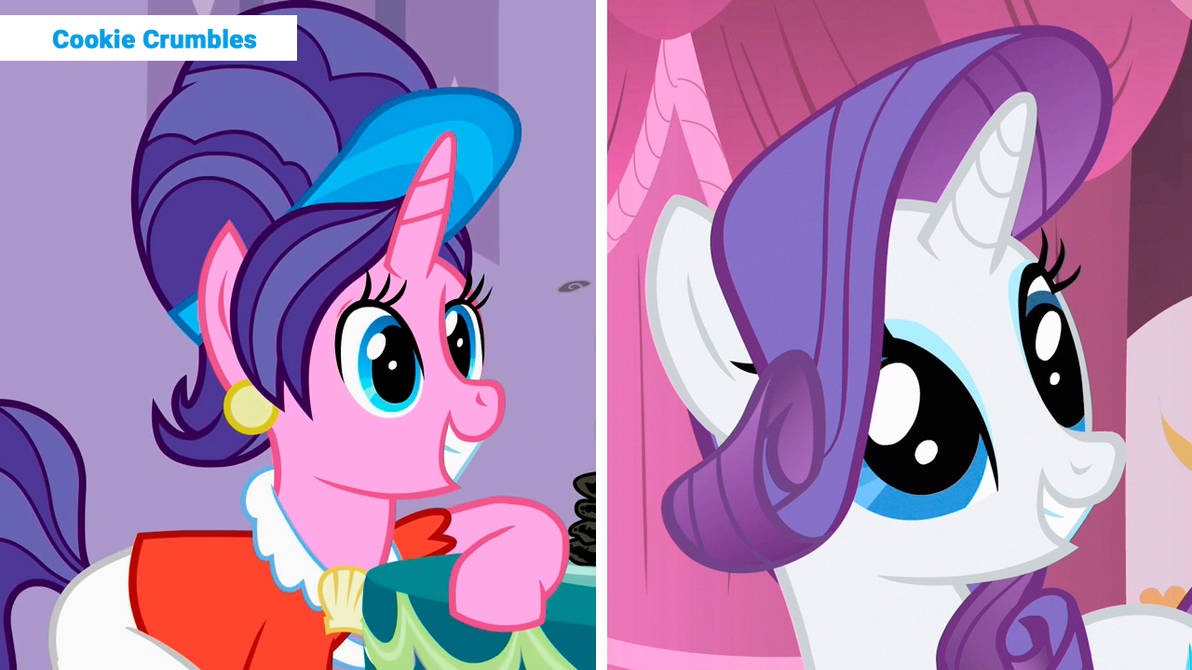 Rarity and Cookie Crumbles by briansmithcool on DeviantArt