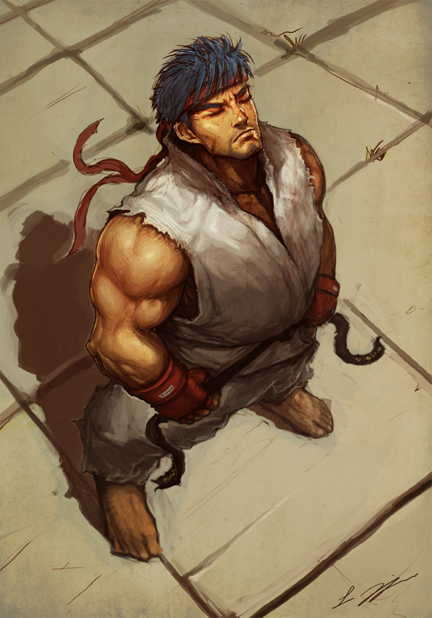 Sad Ryu ryu by jasson78 on DeviantArt
