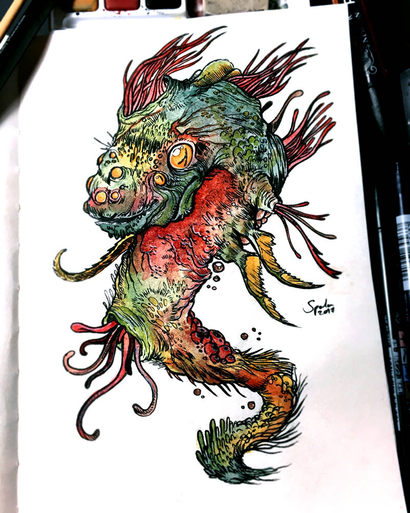 05/12/2017 - Flying Polyp by hubertspala on DeviantArt