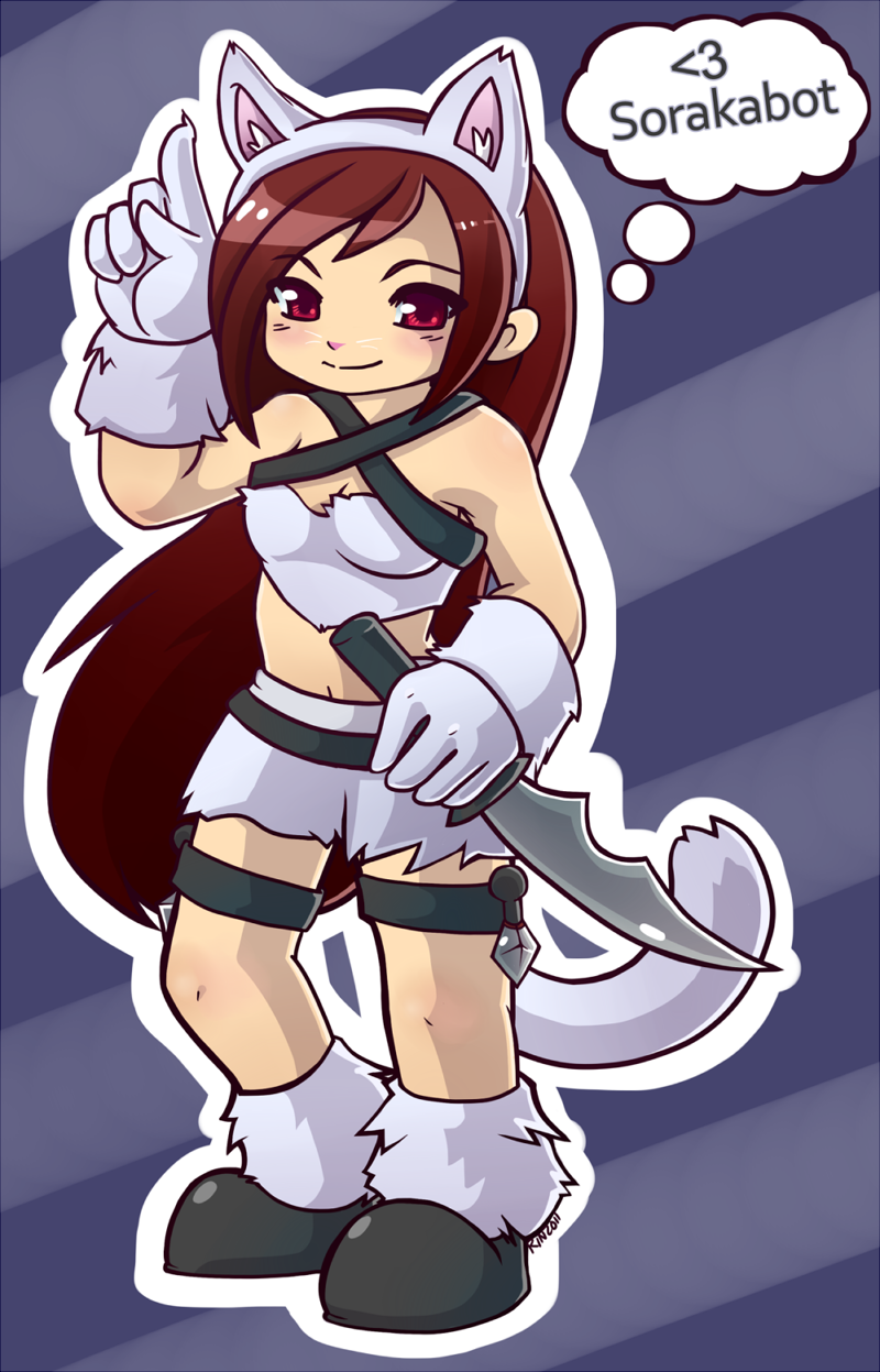 Chibi kitty cat Katarina