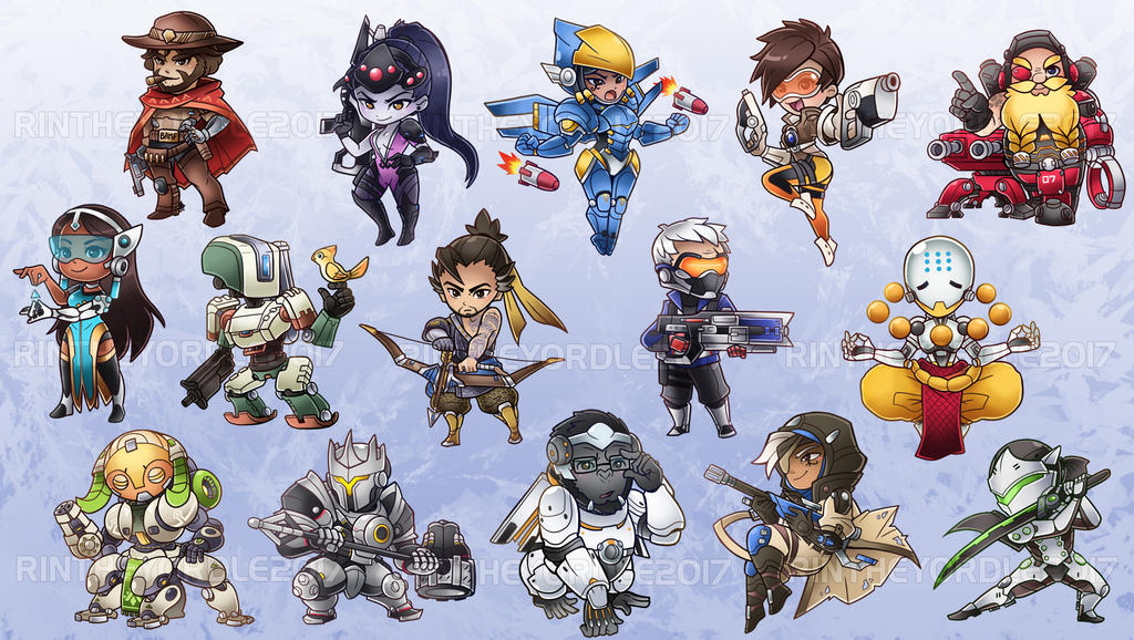 Overwatch Chibis -  Charms