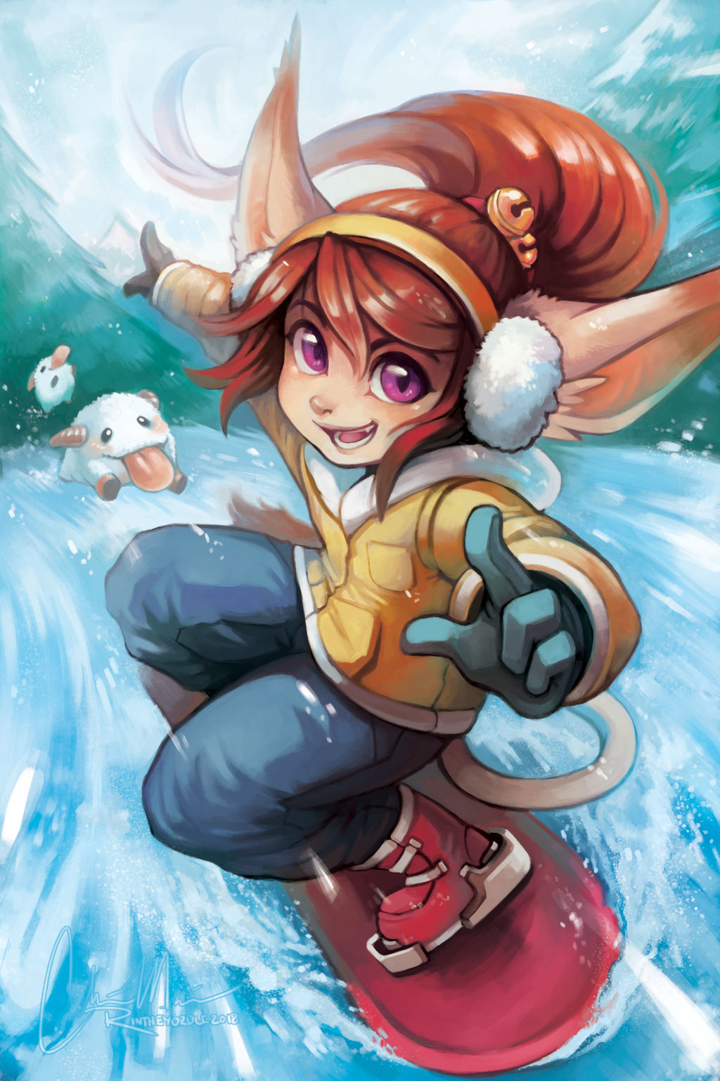 Happy (late) Holidays from Rin! by RinTheYordle
