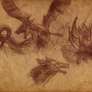 *|.Some dragon sketches .|*