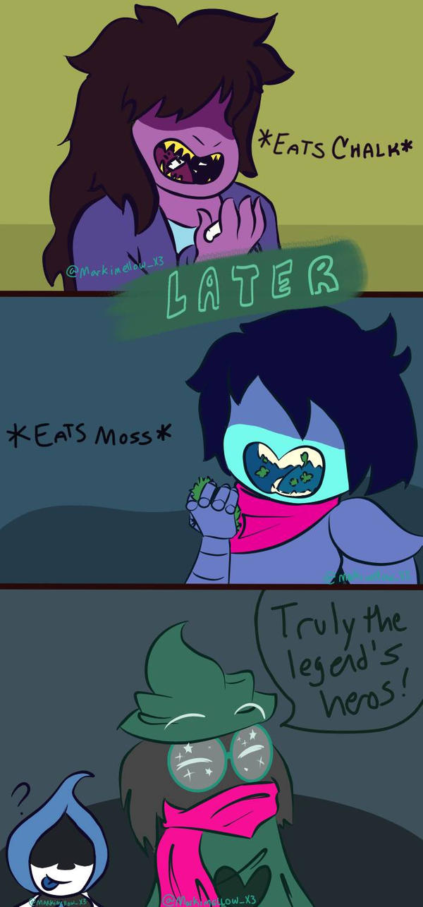 A Deltarune comic by MarkimellowX3 on DeviantArt