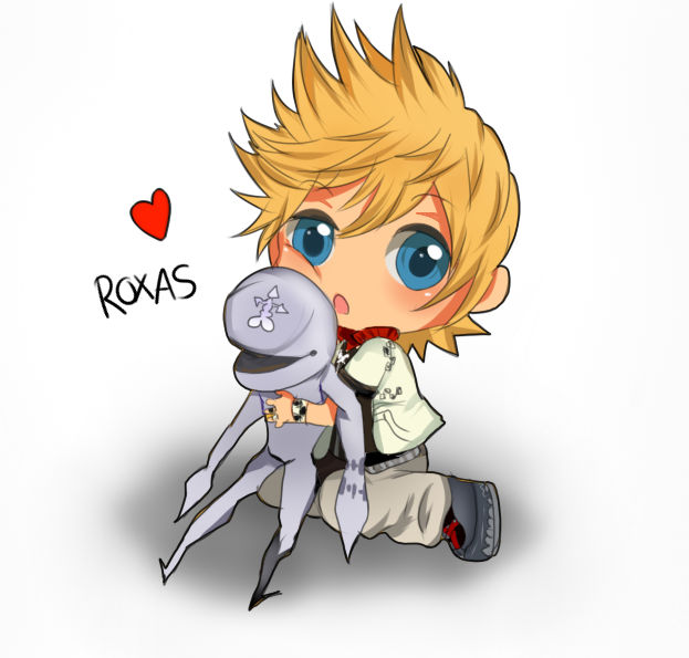 Chibi Roxas by q8kiri on DeviantArt