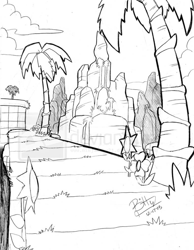 Green Hill Zone by NinjaHaku21 on DeviantArt