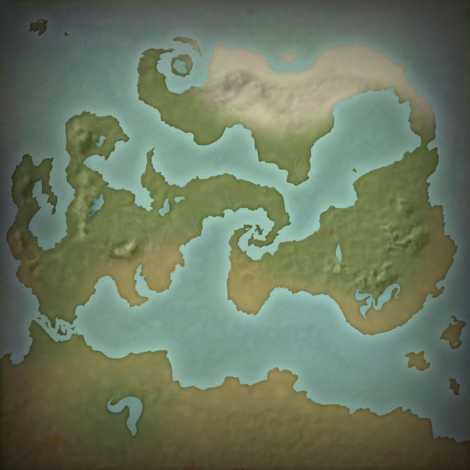 Map of Okaria by Pterolycus on DeviantArt