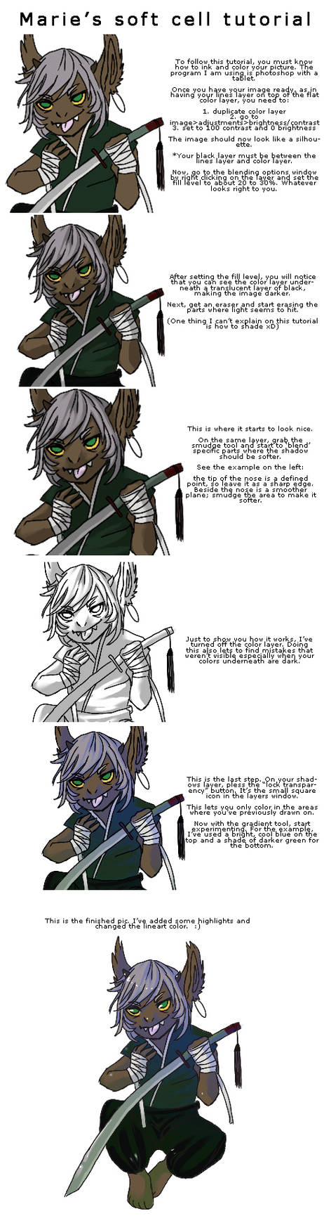 Soft Cell Shading Tutorial by kkamagi on DeviantArt