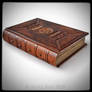 Medieval styled Grimoire book...