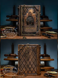 Anatomy leather journal