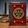 Alchemist red leather journal