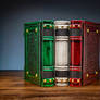 Set of three leather journals