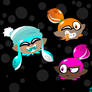 Kid Squid heads