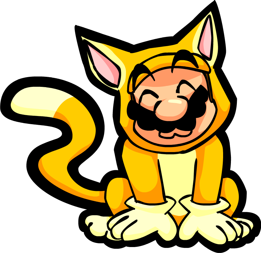 Cat Mario Shimeji by wanderingAviator on DeviantArt