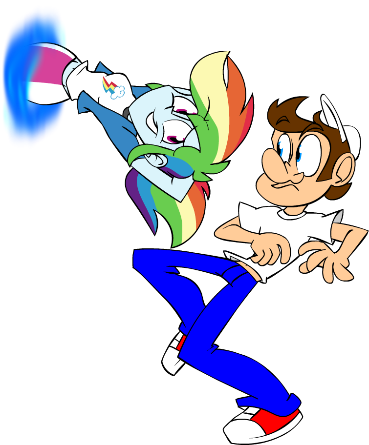 Human Rainbow Dash Meets Jeff Kyler