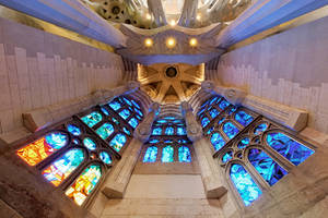 Colorful Sagrada Familia