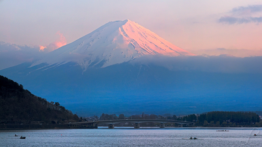 Dusk over Fuji-Yama