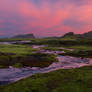 Fire over Iceland