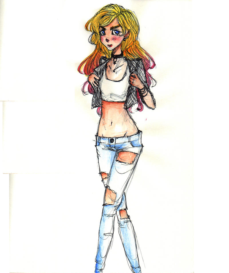 Mmd Ripped Jeans Torn Jeans by LunaticIchigo on DeviantArt