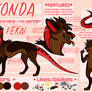 Konda 2016 [FURSONA REF SHEET]