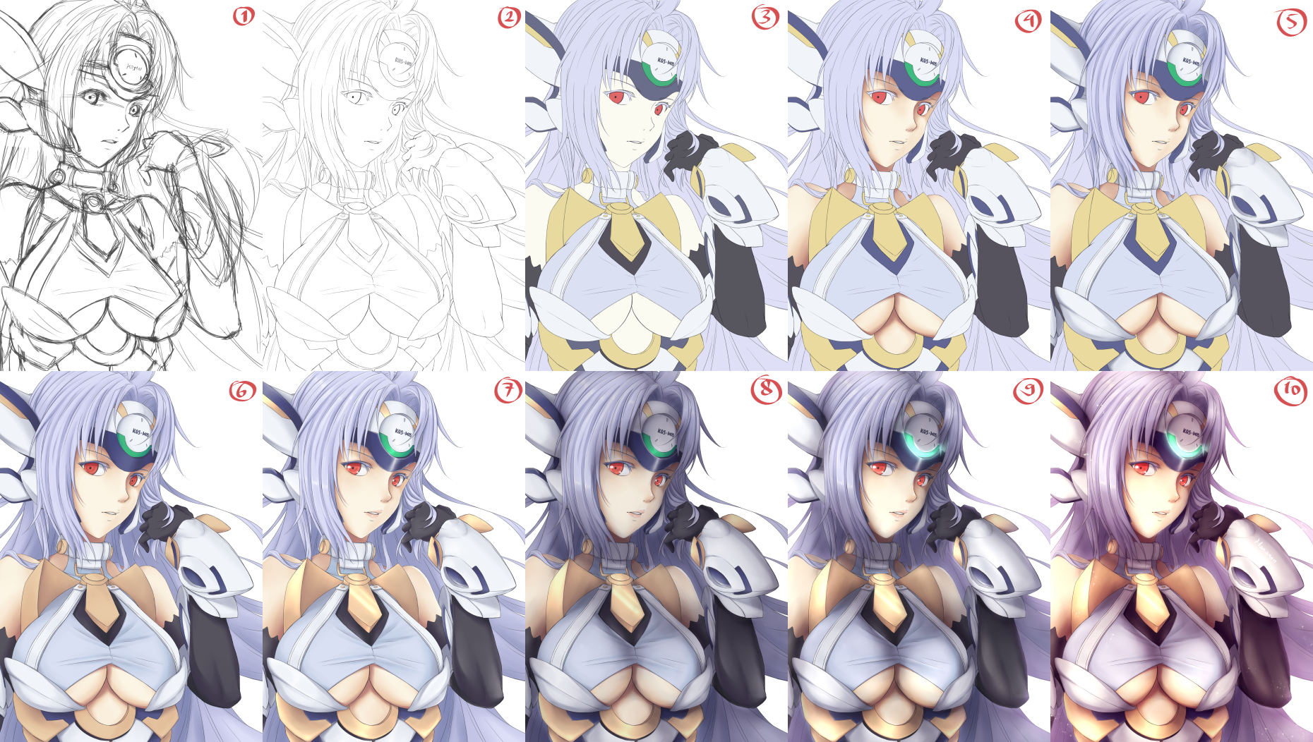 Kos Mos Ver 4 Step By Step By Hananon On Deviantart Kos Mos Ver 4 Step By Step By Hananon On Deviantart