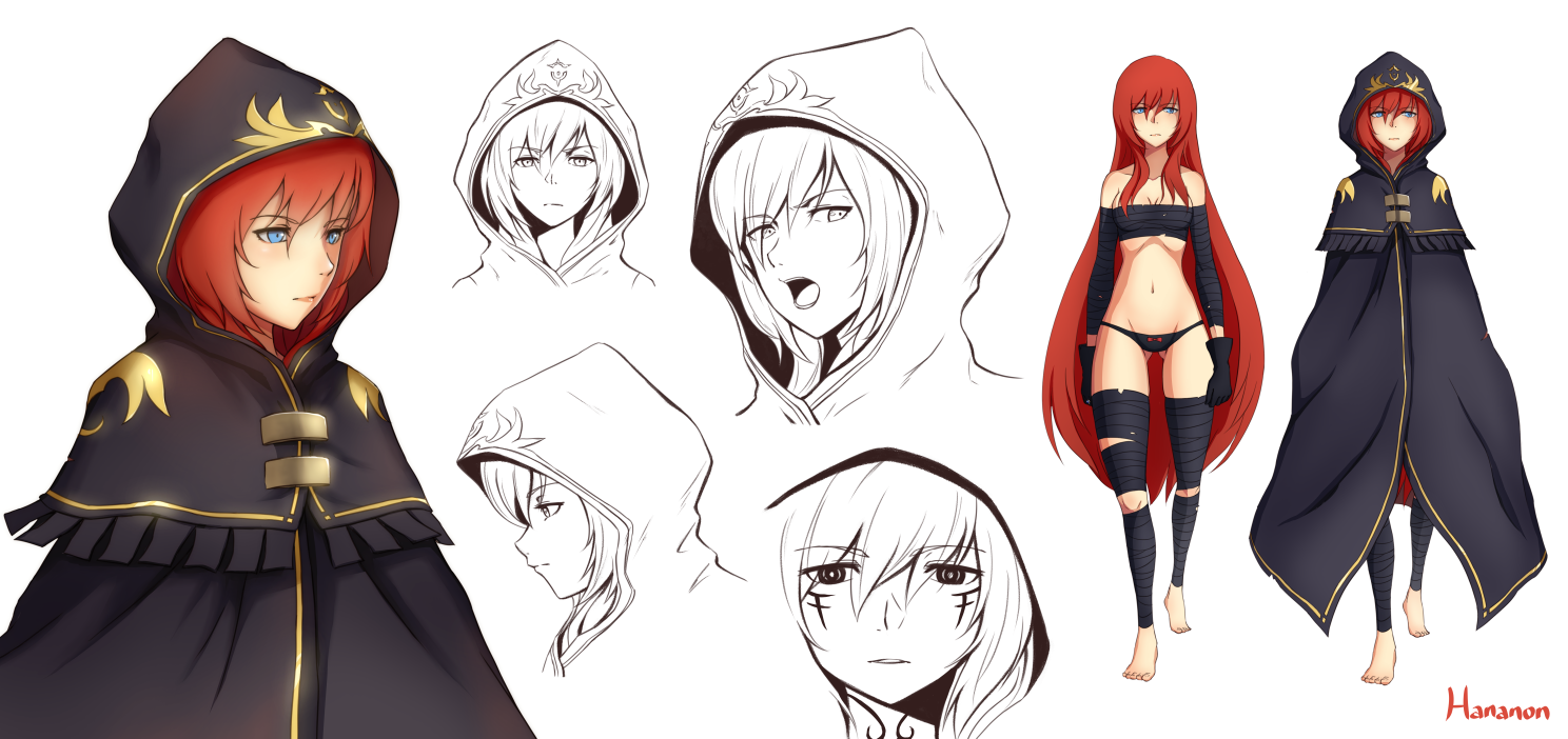 019 Mysterious Girl Character Sheet By Hananon On Deviantart