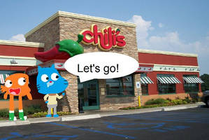 Gumball and Darwin go to chili's