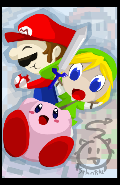 NES heroes poster by SelanPike