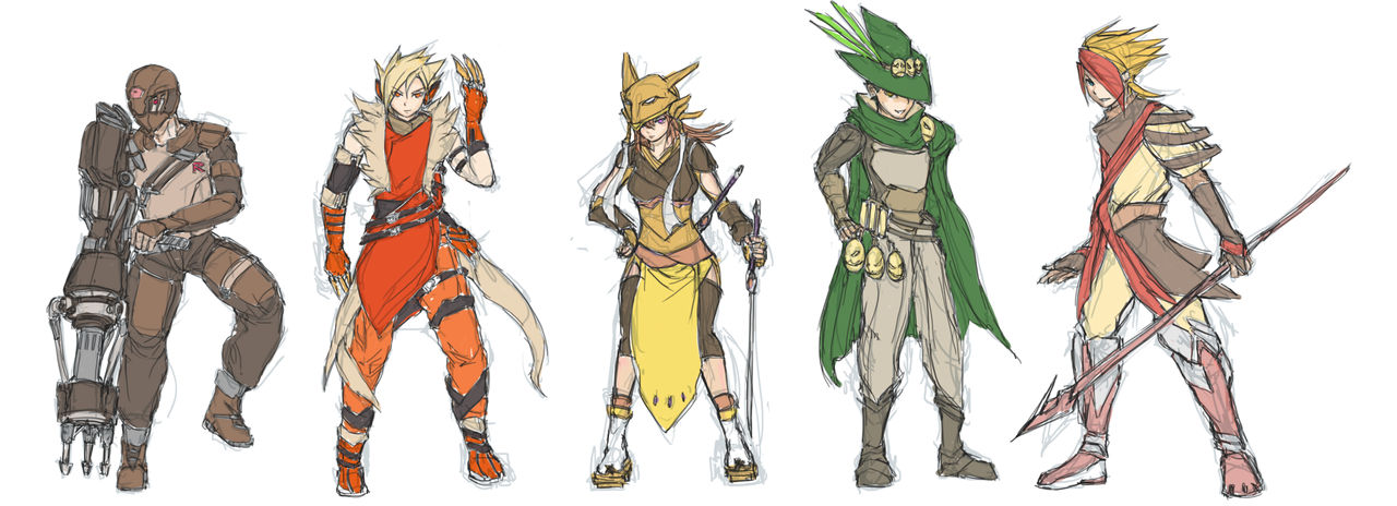 Gijinka Rascal Gijinka sketches by bulletproofturtleman on DeviantArt