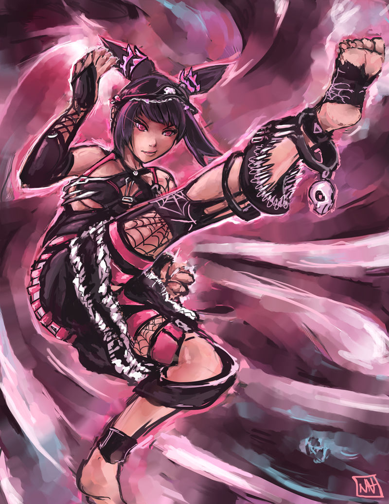 Goth fighter Juri Han Challenge by bulletproofturtleman