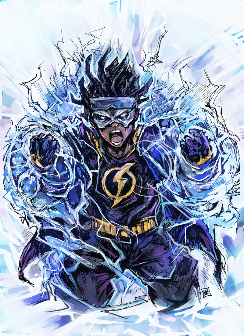 Static Shock color by bulletproofturtleman on DeviantArt