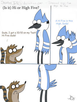 (Is it) Hi or High Five? (Short Comic Version)