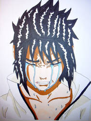 Sasuke crying