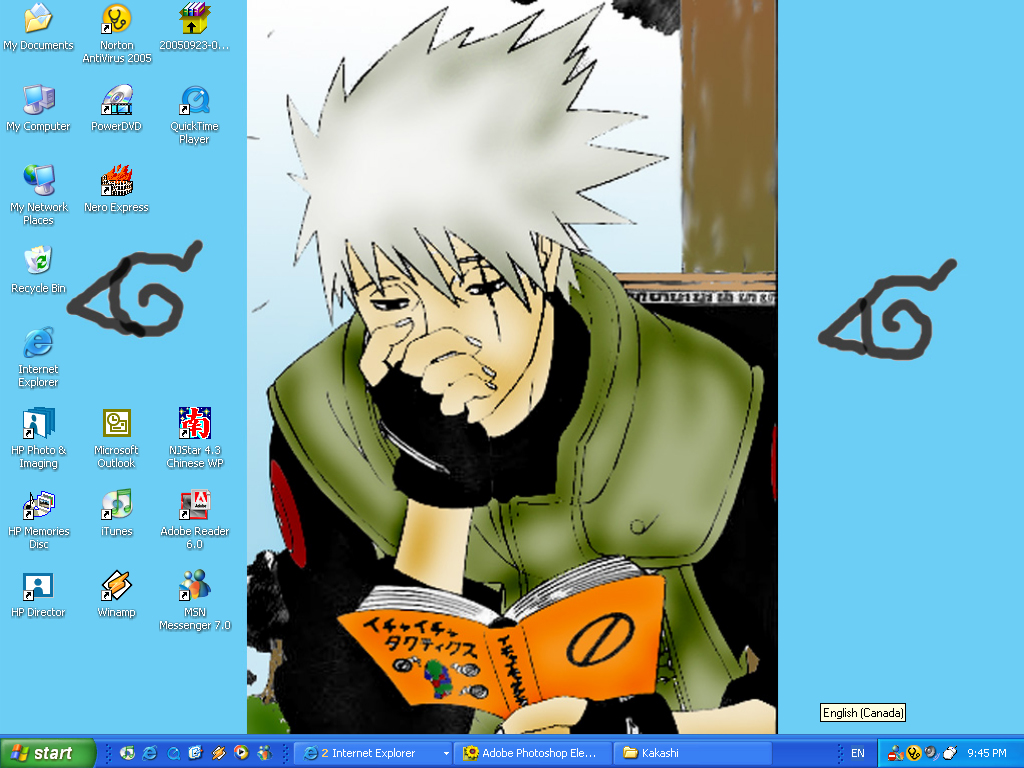 KAKASHI'S FACE WALLPAPER