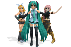 MMD Newcomers From Vocaloid DL